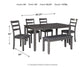 Bridson - RECT DRM Table Set (Set of 6) - Gray