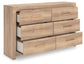 Kinlanni - Six Drawer Dresser