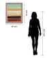 Amber Horizon - 28" x 34" Framed Wall Art - Yellow