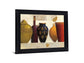 Golden Leaf Display - 28" x 34" Framed Wall Art - Gold
