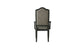 House Beatrice - Arm Chair Set of 2) - Two Tone Gray Fabric & Charcoal