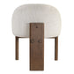Ouida - Side Chair (Set of 2) - Beige Linen & Brown
