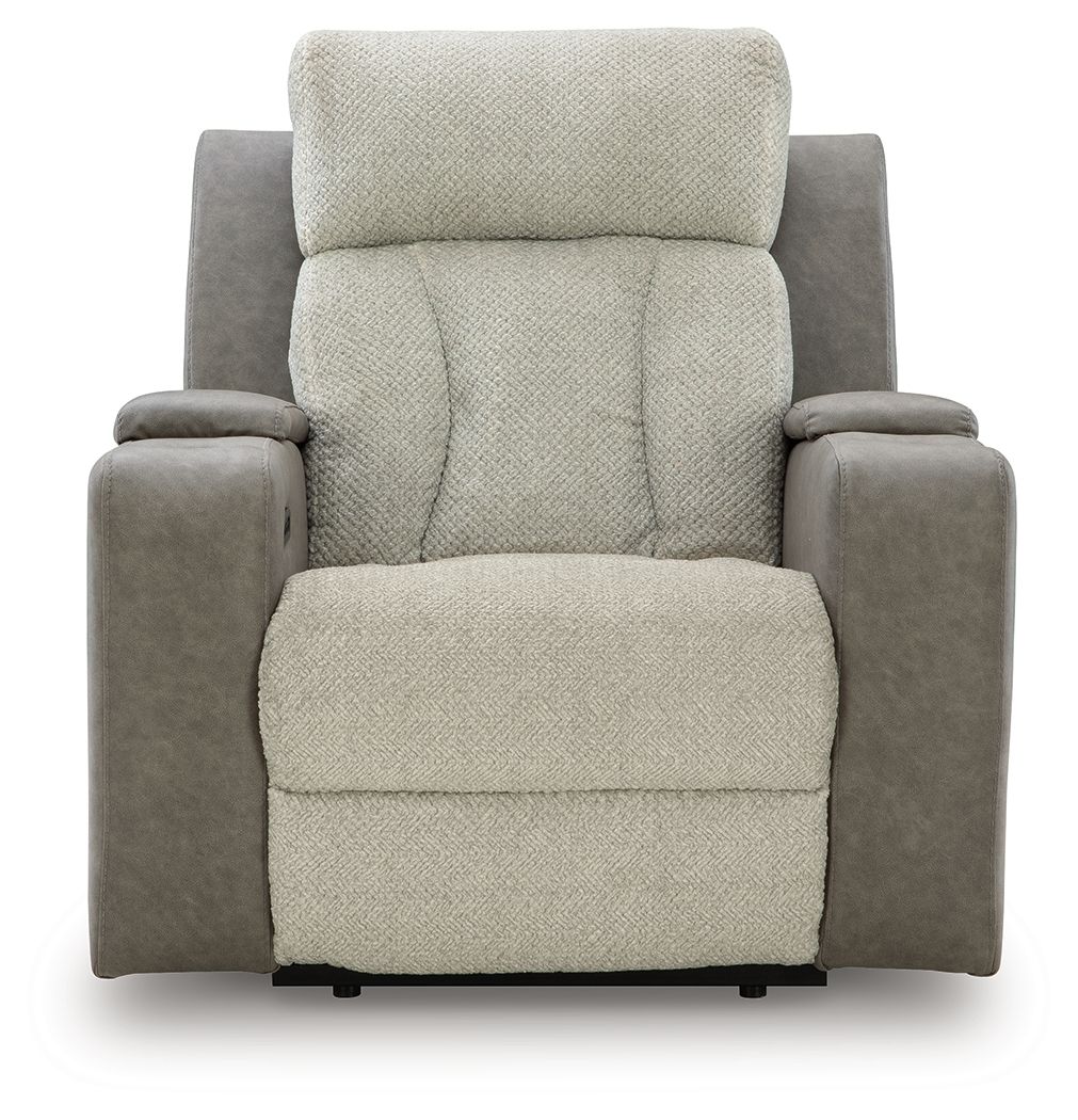 WhipLash - Power Recliner With Adj Headrest - Sisal