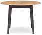 Gesthaven - Round Dining Room Drop Leaf Table Set