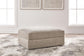 Nexora-Court - Oversized Accent Ottoman - Burlap