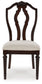 Lavinton - Dining Upholstered Side Chair (Set of 2) - Tan / Brown