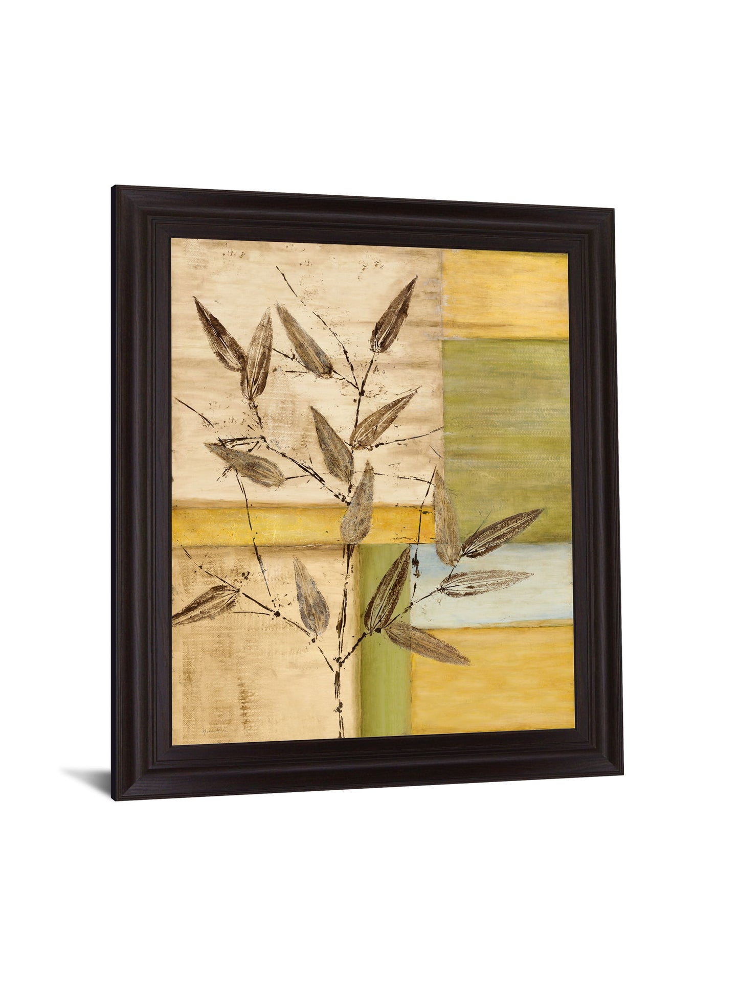 Branch Echo - 28" x 34" Framed Wall Art - Beige