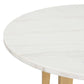 Essence - 54" Round Dining Table With Marble Top