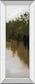 River Journey By Megan Lightell - Framed Print Wall Real Glass - Dark Brown