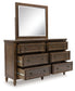 Sturlayne - Dresser And Mirror - Brown