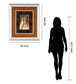 Divine Grace I By Rob Hefferan - Mirror Framed Print Wall Art - Light Brown