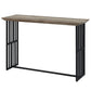 Zudora - Sofa Table - Antique Oak & Black