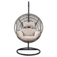 Vasant - Hanging Chair - Beige Fabric & Rope