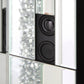 Noralie - 36"H Fireplace With Bluetooth - Mirrored & Faux Diamonds