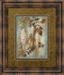 Wisteria Lane Il By Eliane Volherbst-Lane - Framed Print Wall Art - Light Brown