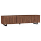 Trask - Wood TV Stand Media Console - Mango Brown