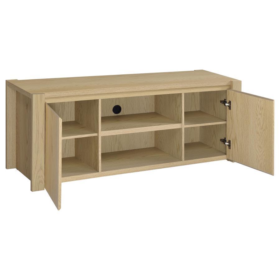 Laurelton - 3 Piece Entertainment Center TV Stand - Light Oak