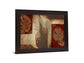 Bronze Silhouette - 28" x 34" Framed Wall Art - Dark Brown