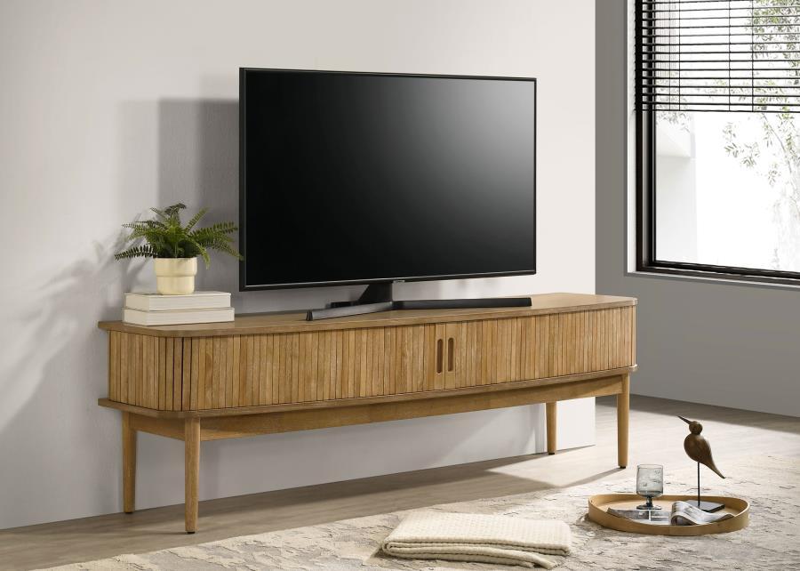 Croyden - 71" TV Stand Media Console - Weathered Natural