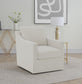 Winter - Upholstered Sloped Arm Accent Swivel Chair