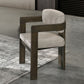 Destin - Side Chair - Light Gray Fabric & Walnut