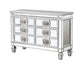 Varian - 34" Server - Mirrored & Antique Platinum