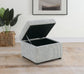 Winter - Upholstered Hydraulic Lift Top Storage Ottoman