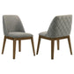 Franklin - Upholstered Dining Side Chair (Set of 2) - Gray