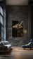 "Noble Highland" Tempered Glass - Brown / Black