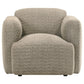 Dorset - Fabric Upholstered Round Track Arm Accent Chair
