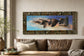 Ascent By Carolyn Mock - Framed Wall Art - Light Blue