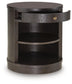 Leighmour - Accent Table - Dark Brown