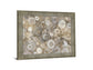 Mist Swirl Fusion - 28" x 34" Framed Wall Art - Beige