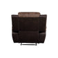 Jaylen - Motion Recliner - Toffee & Espresso Polished Microfiber
