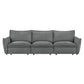 Eaden - Power Sofa With Sleeper - Gray Chenille