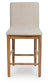 Isanti - Upholstered Barstool (Set of 2) - Light Brown