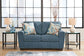Cashton - Loveseat - Blue