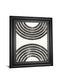 Over The Rainbow BW I By Moira Hershey - Framed Print Wall Art - Black