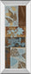 Fusion Panel Il By Jeni Lee - Mirror Framed Print Wall Art - Light Brown