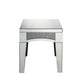 Noralie - 20" X 20" End Table - Mirrored & Faux Diamonds