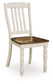 Wirloni - Dining Room Side Chair (Set of 2) - Antique White / Brown