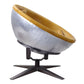 Brancaster - Accent Chair - Turmeric Top Grain Leather & Aluminum
