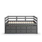 Darcie - Daybed With Trundle & Storage - Gray
