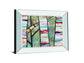 Converse By Staci Swider - Mirror Framed Print Wall Art - Purple