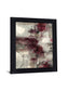 Crimson Veil - 28" x 34" Framed Wall Art - Dark Red
