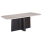 Jacory - Dining Table With Bottocino Marble Top - Espresso