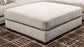 Linenhause - Oversized Accent Ottoman - Dune