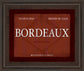 Bordeaux By Paola Viveiros - Framed Print Wall Art - Dark Red
