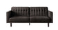 Qinven - Adjustable Sofa - Dark Brown Velvet
