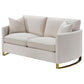 Corliss - Upholstered Arched Arm Loveseat